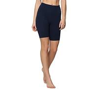 Bellivalini Legging Court en Coton Femme BLV50-157 (Bleu Marine, L)