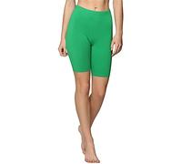 Bellivalini Legging Court en Coton Femme BLV50-157 (Vert, S)