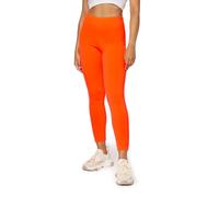 Bellivalini Leggings Longs Femmes Fluo Néon des années 80 Danse Sport Gym Exercices BLV50-294 (Orange Fluo, XL)