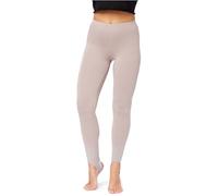 Bellivalini Leggings Thermiques pour Femmes doublés avec des étriers pour l'hiver Chaud BLV50-321 (Caffelatte, XL)