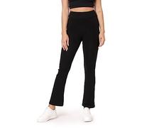 Bellivalini Pantalon de Yoga pour Femme Pantalon Long Élastique Flare Cargo Pants Legging Streetwear Pantalon pour Été Taille Haute BLV50-277 (Noir, M)
