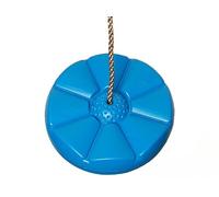 Bello Giardino Balançoire disque, jouet d'extérieur pour enfants - Siège balançoire nid d'oiseau Ø 31 cm en forme de fleur en plastique - Balançoire pour enfant (bleu clair)