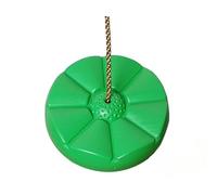 Bello Giardino - Balançoire disque, jouet d'extérieur pour enfants - Siège balançoire nid d'oiseau Ø 31 cm en forme de fleur en plastique - Balançoire pour enfant (vert clair)