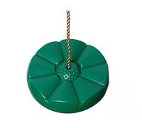 Bello Giardino - Balançoire disque, jouet d'extérieur pour enfants - Siège balançoire nid d'oiseau Ø 31 cm en forme de fleur en plastique - Balançoire pour enfant (vert)