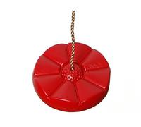 Bello Giardino - Balançoire disque, jouet d'extérieur pour enfants - Siège balançoire nid d'oiseau Ø 31 cm en forme de fleur en plastique - Balançoire pour enfant (rouge)