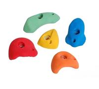 Bello Giardino - Poignées d'escalade pour enfants - 5 pierres d'escalade colorées avec kit de montage - Pierres colorées pour tour de jeu et mur d'escalade - Matériel de fixation (taille S)