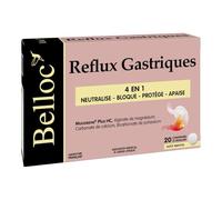 Belloc Reflux Gastriques - 4 en 1 - Neutralise Bloque Protège Apaise - Comprimés x20 - Dès 12 ans