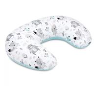 Bellochi Coussin D'allaitement avec Housse Coussin Allaitement 40x60 cm - 100% Coton - Animaux