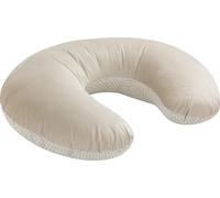 Bellochi Coussin d'allaitement avec housse - en coton et velours - - coussin de rangement pour bébé - Coussin douillet - 40x60 cm positionnement multifonctionnel (lux)