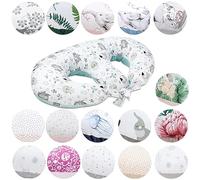 Bellochi Coussin d'allaitement Jumeaux avec Housse Coussin Allaitement - 100% Coton - Oreiller Allaitement Multifonction - Animaland