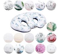 Bellochi Coussin d'allaitement Jumeaux avec Housse Coussin Allaitement - Coton et Velours Oreiller Allaitement Multifonction - Verne