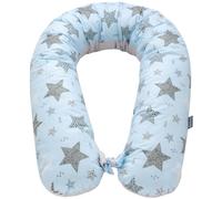 Bellochi | Oreiller de Grossesse en Forme de V | Extra Long 170cm | Largeur 15cm | Circonférence 45cm | Totsy Baby Oreiller pour dormeur latéral | Coton | Rigel Star