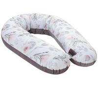 Bellochi | Oreiller de Grossesse en Forme de V | Extra Long 170cm | Largeur 15cm | Circonférence 45cm | Totsy Baby Oreiller pour dormeur latéral | Coton, Velours | Choco Fantasy
