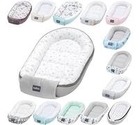 Bellochi Reducteur de Lit Bebe, Cale Bebe pour Lit, Cocon Bebe - 100% Coton, 0-12 Mois - Nid de Bebe, Baby Nest - 90 x 60 cm - Copse