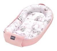 Bellochi Reducteur de Lit Bebe Cale Bebe pour Lit Cocon Bebe - 100% Coton 90 x 60cm - Nid de Bebe Baby Nest - LUX Collection