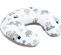 Bellochi Still Pillow with Cover - Coton and Velvet - Certified - Baby Storage Pillow - Cuddly Pillow - 40x60 cm Multifunctional Placement - Safari