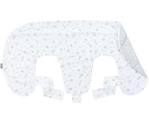 Bellochi Taie d'oreiller pour lit jumeau, housse de rechange 100 % coton hypoallergénique, fermeture éclair dissimulée et sécurisée, 100 x 57 x 18 cm, tissu certifié (Star Copse)