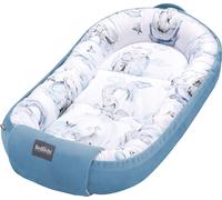 Bellochi Velvet Babyest REST REST Newborn - fait main - coton et velours - - nid douillet pour bébé - 90x60x12cm - jambo
