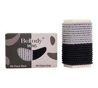 Bellody Coiffure Chouchous-scrunchiesMini set d'élastiques à cheveux Classic Black + Urban Gray 20 Stk.