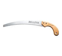 Bellota 4587-13 - Scie d'Elagage à Dents Japonaises - Lame Incurvée et Manche en bois avec Protège-main - Comprend un Etui Renforcé