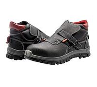 Bellota 72302-47 S3 - Bottes de Soudeur Classic S3 pour Homme et Femme, Chaussures de Sécurité en Cuir Hydrofuge pour Travaux de Soudage Industriel, avec à Ouverture Facile, Couleur Noire, Taille 47