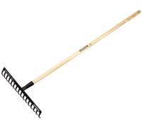 Bellota 950-18 CML-Râteau de Jardin 18 Dents avec Manche en Bois de 1500 mm