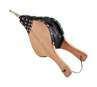 Bellows For Fire Pit - Bellows For Wood Stove, Fire Blower Natural Hand Blower for Grill, Manuel Air Blowers For Fireplace, Camping Barbeque Chimney Tool, Accelerates Flame With Air Puff