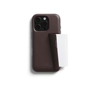 Bellroy Phone Case - 3 Card pour iPhone 16 Pro (Coque iPhone en Cuir, Porte-Cartes pour téléphone) - Ganache
