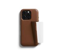 Bellroy Phone Case - 3 Card pour iPhone 16 Pro (Coque iPhone en Cuir, Porte-Cartes pour téléphone) - Sienna