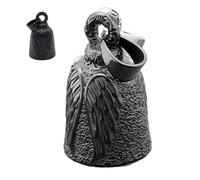 Bells Motorcycles - Breloque Ride Classique, Design Suspendu en Acier Inoxydable, Pièce Symbolique, Accessoire Moto Protecteur pour L'énergie Positive et la Tradition | Idéal Pour Les Hommes Cavaliers