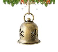 Bells Pendants - Small Metal Jingle Ornaments, Bright metalic Hanging chrms, Vibrant Sound Decorative Bell Set, Seasonal Decoration Accent | Accessoire stylish With Sparkling Finish For Tree House