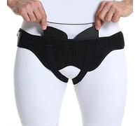 belltop Ceinture hernie inguinale homme: bilatéral et réglable. Ceinture orthopédique: slip hernie inguinale élastique. Slip herniaire homme avec 2 coussinets de compression (S)