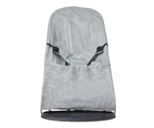 belltop Housse pour transat bébé - Tissu Mesh. Housse Compatible avec hamac Babybjörn été. Siège bébé avec capacité thermorégulatrice. Balancelle pour Enfant. Été Confortable (Gris Clair)
