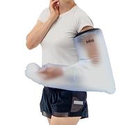 belltop Protège- Plâtre jambe/bras - adulte. Protection 100% étanche pour plâtre douche/baignade. Protecteur de bandage antidérapant. (Protège Bras)