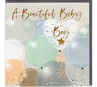 Belly Button Designs Carte de vœux pour naissance (Beautiful Baby Boy)