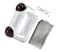 Belly Massager 9 Modes Hands-Free Cordless Abdomen Vibration Ring | 9 Levels Rechargeable Muscle Massager with Belt for Body Abdomen Waist Shoulder Neck Thigh Leg Arm