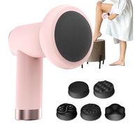 Belly Massager to Remove Fat, Handheld Electric Cellulite Remover with 5 Interchangeable Roller Heads for Body Sculpting, Neck, Back, Legs, Thighs, Belly, Waist, Arms, Home