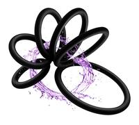 Belmalia Ensemble d'anneaux Péniens pour un Plaisir Prolongé | 6 Anneaux Péniens Souples en Silicone | Plus Dur, plus Pulpeux, plus Intense, Longue Durée | Anneau Penien Noir