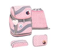Belmil 405-51 Lot de 4 cartables, Pink Dots 3, Ensemble cartable