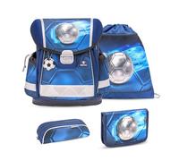 Belmil Classy 403-13/AG/S) Ensemble de 4 sacs d'écolier, Football 4 2025, M