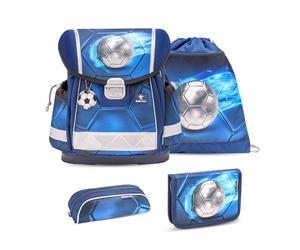 Belmil Classy 403-13/AG/S) Ensemble de 4 sacs d'écolier, Football 4 2025, M