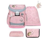 Belmil Mini-Fit 405-33AGS GRAT Ensemble cartable 5 pièces avec porte-clés supplémentaire, Star Horses, 36 x 28 x 17 cm