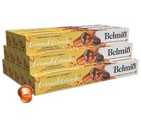Belmio Capsules Nespresso Compatibles, Pack Caramel Caramba, Capsules de café moyennement torréfiées, Intensité 6/12, Qualité belge authentique, 1 saveur, 120 unités.