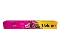 Belmio Espresso Coffee Capsules de Café en Aluminium Compatibles Avec Nespresso® Lungo Forte 10 Capsules Intensité 8