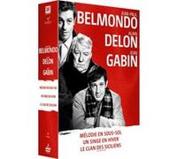 Belmondo-Delon-Gabin : Mélodie En Sous-Sol + Un Singe En Hiver + Le Clan Des Siciliens - Pack
