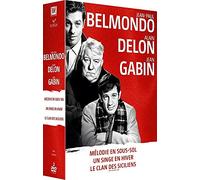 Belmondo-Delon-Gabin : Mélodie en sous-sol + Un Singe en hiver + Le Clan des Siciliens [Pack]