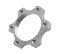 Belnotelt Adaptateur de bride de frein à disque de vélo pour moyeux filetés de roue libre de rotor, kit de conversion de moyeu en alliage d'aluminium vers verrouillage central, espacement des trous de
