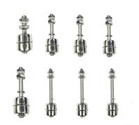 Belnotelt Capteur de niveau d'eau horizontal en acier inoxydable Interrupteur à flotteur pour réservoir Contrôleur de niveau de liquide Alarme haute-basse Montage vertical de la pompe (250 mm)