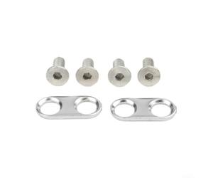 Belnotelt Crampons de pédale, plaque de verrouillage en laiton avec réglage de 2,2 mm pour Eggbeater Candy Maillet, kit de pièces de rechange pour chaussures de vélo de montagne