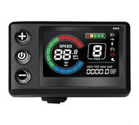 Belnotelt Ebike Écran LCD S866-1S avec port USB, ordinateur de vélo coloré pour vélo électrique 24 V 36 V 48 V, moniteur étanche à 2 protocoles avec code d'erreur